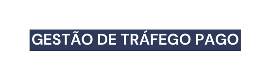 Gestão de tráfego pago